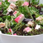 ton balıklı  surimili  salata
