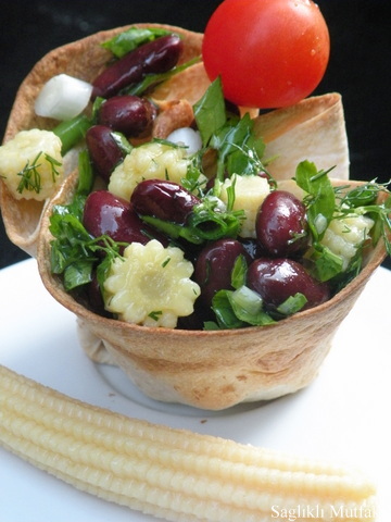 meksika fasulyesi salatası